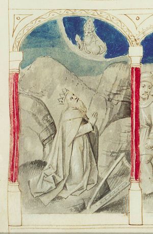 David at prayer before his return from Juda (1st of 3)