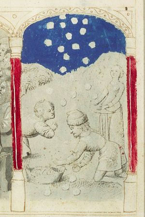 Gathering of the manna (3rd of 3)