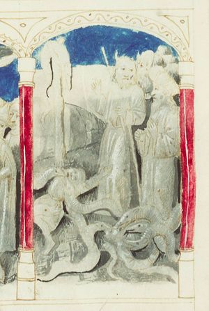 The Israelites are cured of snake-bites by looking at the Brazen Serpent (3rd of 3)