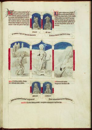 Samson carries the doors of the city-gate of Gaza (1st of 3)