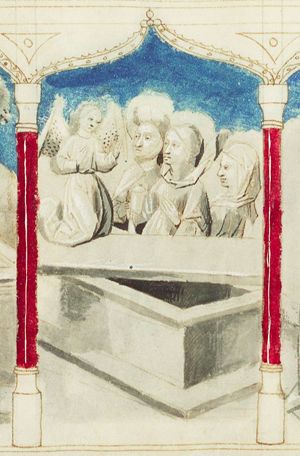 The three Mary's at the empty tomb (2nd of 3)