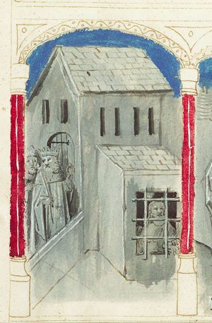 King Darius goes to the lion's then and finds Daniel among the lions (1st of 3)
