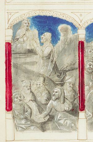 Moses receives the Tabels of the Law (1st of 3)