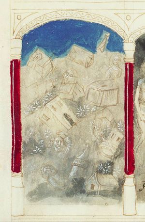 The Israelites at Kadesh: Dathan and Abiram swallowed by the earth (1st of 3)