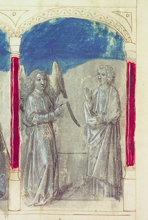 The Evangelist St.John meets one of the seven angels (Apocalypse 21:9) (3rd of 3)
