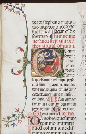 Finding of the body of St. Stephen