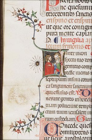 St. Simon Zelotes holding a book; St. Jude Thaddaeus