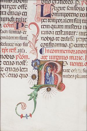 Mary praying