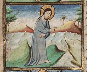 The Creation: division of sea and earth; creation of trees and plants (4th of 7)