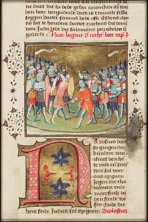 Battle between the Israelites and Canaanites after the death of Joshua