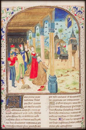Nativity; Tiburtine sibyl