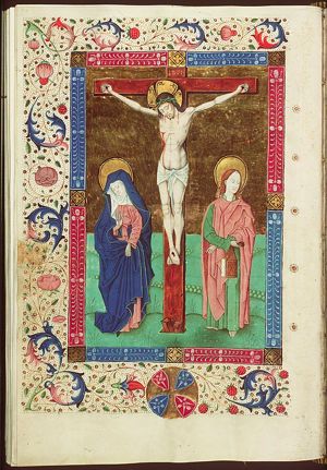 Crucifixion, with Mary and St. John