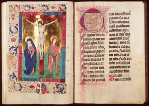 Crucifixion, with Mary and St. John