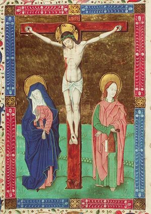 Crucifixion, with Mary and St. John