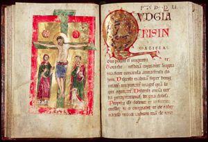 Crucifixion, with Mary and St. John