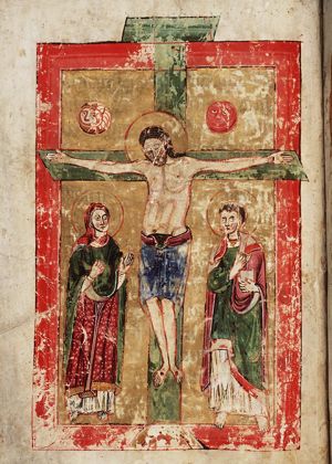Crucifixion, with Mary and St. John