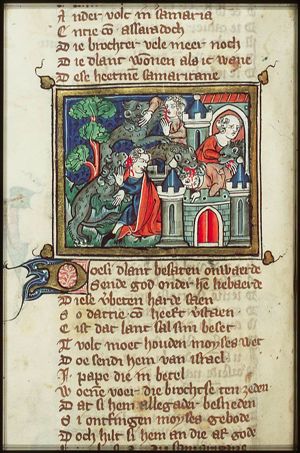 The Samaritans are devoured by lions