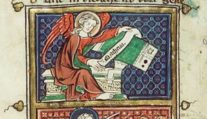 The symbol of St. Matthew: the angel (1st of 4)