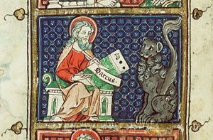 St. Mark with his symbol the lion (3rd of 4)