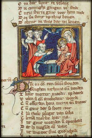The adoration of the Christ-child by the Magi