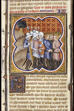 Joshua captures the five Amorite kings