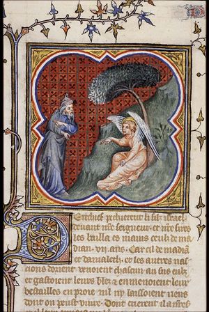 Gideon and the angel of the Lord