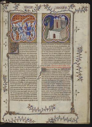 The fall of Jerusalem: Zedekiah is captured by the Babylonians