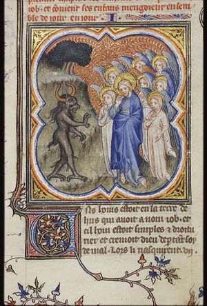 God gives Satan permission to test Job's piety