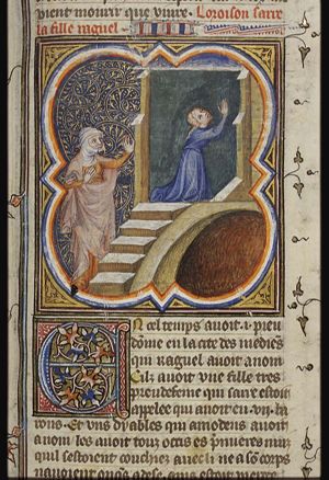 Sarah's prayer (Rachel, her mother, present)