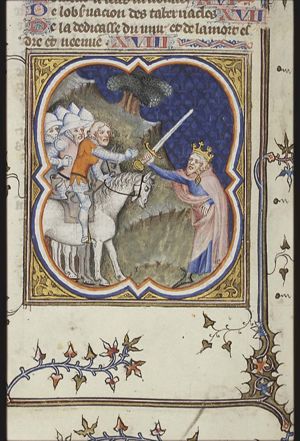 Nebuchadnezzar gives Holofernes the command of an army to fight the neigbouring states