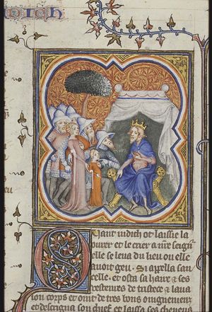 Judith and her maidservant before Holofernes
