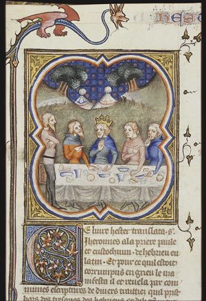 The feast of Ahasuerus