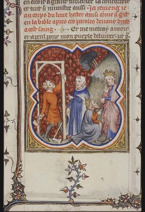 Haman entreats Ahasuerus to issue a decree that all Jews are to be put to death