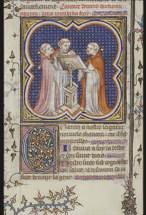 Monks singing