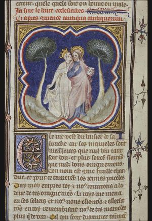 The bride (Ecclesia) and bridegroom (Christ)