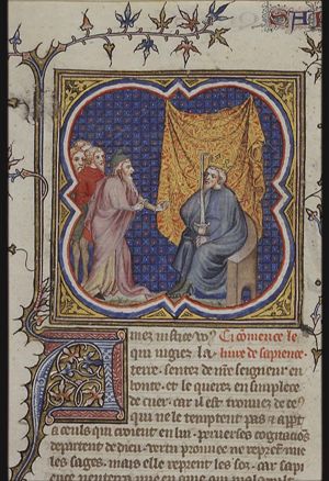 Solomon enthroned