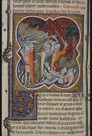 The battle of the Maccabees against Lysias