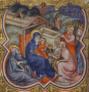 The adoration of the Christ-child by the Magi