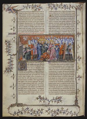 The arrest of Christ: the kiss of Judas; Malchus is healed by Christ; St. Peter denies Christ before a servant and soldiers