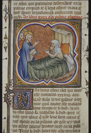 Christ healing the paralytic of Bethesda