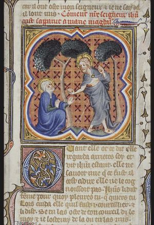 Christ appears to St. Mary Magdalene: Noli me tangere