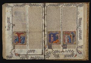 St. Peter and St. John are questioned by the high priest and the Sanhedrin