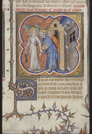 St. Peter and St. John liberated from prison by an angel