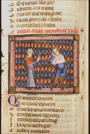 Friendship comforting Amant