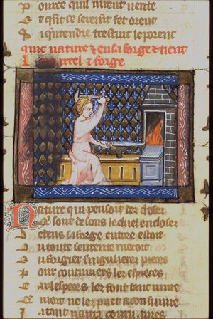 Nature at her forge