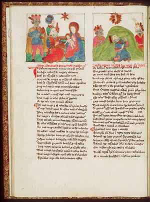 The adoration of the Christ-child by the Magi