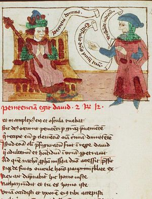 David rebuked by Nathan