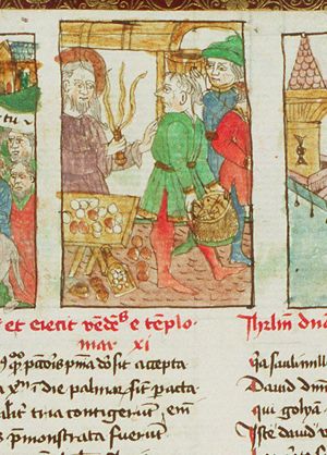 The purification of the temple: Christ drives the moneychangers from the temple