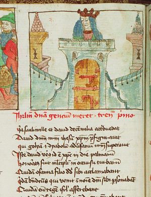 Jeremiah lamenting over de destruction of Jerusalem