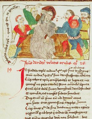 The tortures of Christ: Christ is mocked by soldiers